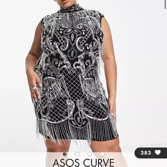 **ISO** ASOS Curve embellished dresses in black size 24 or 26. Maybe 22 or 28. - Picture 2 of 4